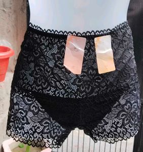 Lace High-Waist Briefs