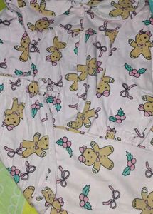 Cute Gingerbread Man Pajama Set