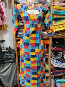 🆕Reyon Long Round Kurti