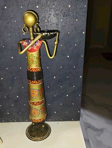 Decorative Tribal Metalallic Dolls (3 Doll)