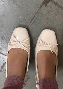 Chic Ballet heels with Bow Detail size 38