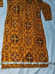 Designer Mustard Yellow Kurta