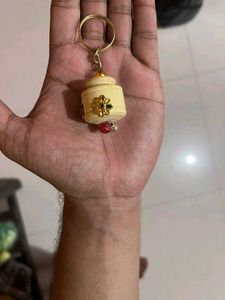 Vintage Wooden Keychain