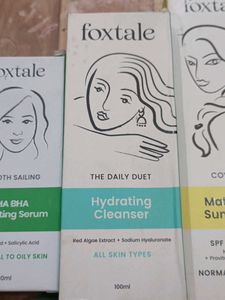 Foxtale skincare combo *9