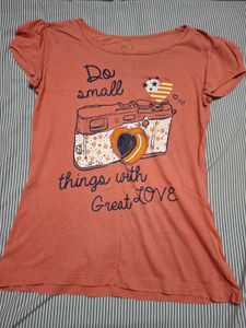 Graphic Camera Print Cropped T-Shirt