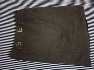 brown  wool skirt