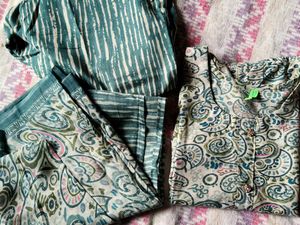 3 Piece Kurtha Set - Casual Wear