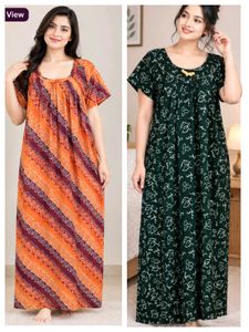 Comfy Printed Nightgowns (Set of 2)