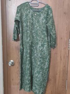 Elegant Green Printed Kurta