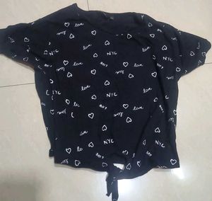 Tie-Front crop top