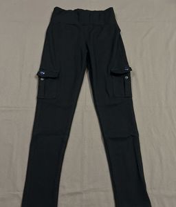 Trendy Black Cargo Joggers for Women