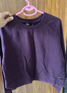Cozy Plum Crewneck Sweatshirt