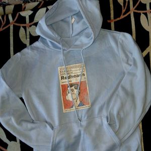 Blue Graphic Hoodie