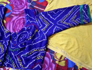 Bandhani Blouse Blue