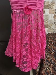 Beautiful Pink Lace Dress