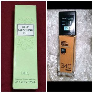 DHC Cleansing Oil plus FREE Maybelline Foundion