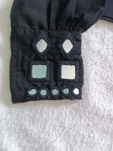 Black Mirror Work Blouse