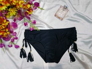 🇳🇿💫🎀Black Tassel Bikini Bottoms