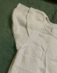 Cute White Knit soft Dress🎀🎀