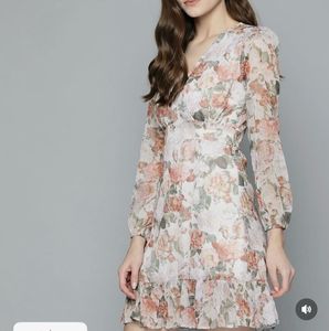 Floral Wrap Dress
