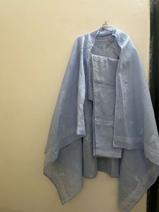 Handmade Lucknowi Chikankari suit set