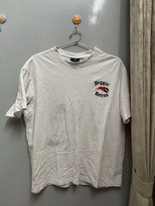 White 'Diggin' Detroit' Graphic Tee