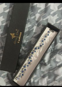 Sparkling Blue & Crystal Bracelet