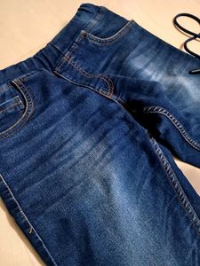 Blue Denim Jogger Jeans