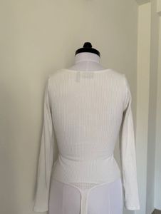 ASOS Ribbed Long Sleeve Bodysuit