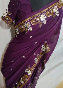 original mirror 😍🪞 work saree high quality 💯🔥