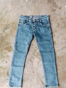 Men's Acid Wash Denim Jeans