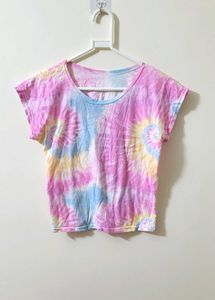 Tie &amp; Die Crop Top