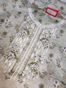 Elegant Unstitched Dress Material