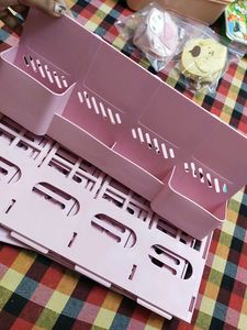 Pink Heart Craft Organizer