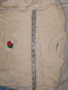 Hostoyo Kids Cream Strawberry Sweater 🍓