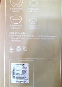 Home Centre Victor 20 Pieces Dining Set