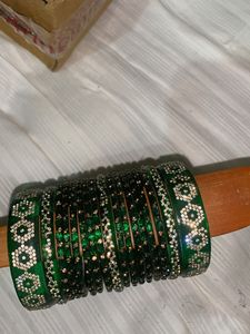Green Bridal Bangle Set