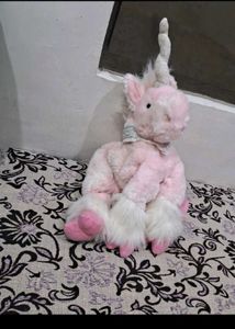 comboPink Unicorn Plush Stuffed Animal