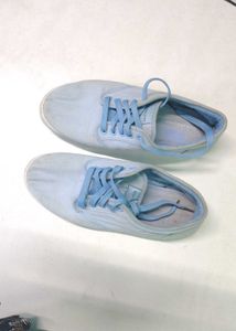 Blue Canvas Casual Shoes