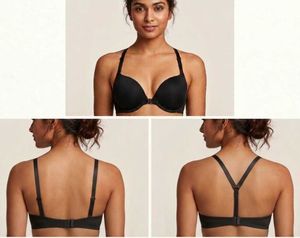 Black Strapless Bra