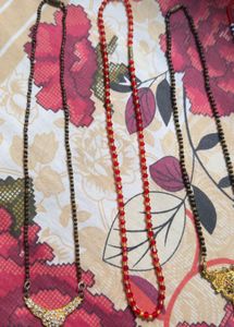 pack of 7 Assorted Beaded Mangalsutras Collection