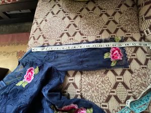 Beautiful Blue Embroidered Dress