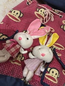 Cute Monkey &amp; Bunny Kids Backpack/Bag