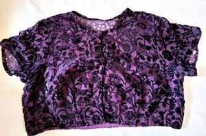 🎉 Price Drop Purple Colur Net Blouse