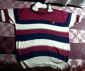 Stylish Colorblock Polo Tshirt
