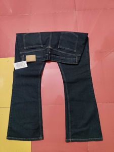 Y2k country inspired flared dark wash jeans