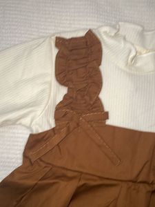 Cute Brown Jumper Dress