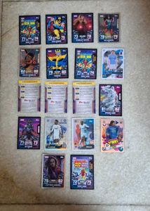 Match  and Hero attax cards