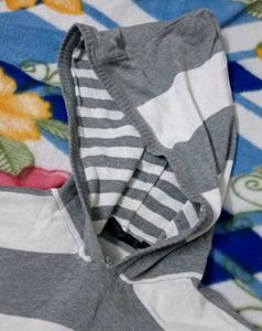 Striped Hoodie Sweatshirt