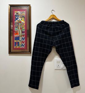 Classic Black &amp; White Checked Pants